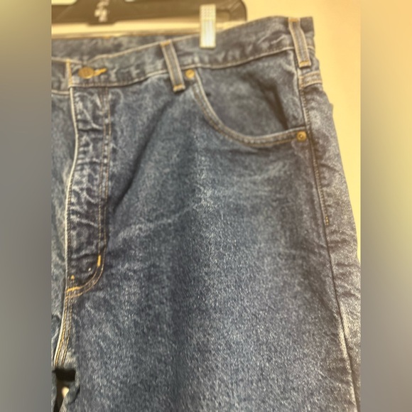 Vintage Y2K ‘02 NWT Mens Carhartt 40x30 B21 DST Relaxed Fit Flannel Lined Jeans - Picture 13 of 16